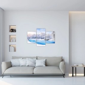 Tablou - Lac de gheață (90x60 cm)