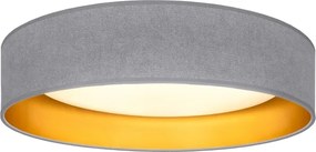 Brilagi-LED Plafonieră VELVET SIMPLE LED/36W/230V 3000K Ø 55 cm gri/auriu