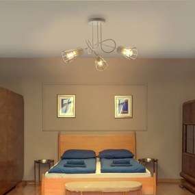 Lustră aplicată OXFORD 3xE27/15W/230V albă