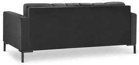 Canapea din catifea Cosmopolitan Design Bali, gri