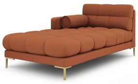 Șezlong cărămiziu (cu colț pe partea dreaptă) Bali – Cosmopolitan Design