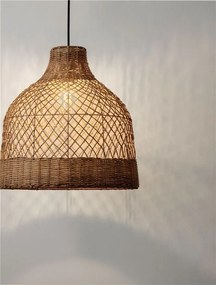 Lustra/Pendul ratan design natural SOLITA maro