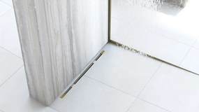 Profil de panta cadita de dus dreapta Auriu Periat 140cm, Rea