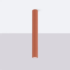 Spot Sollux SL.1629 KARBON 1xGU10/10W/230V 60 cm roșu