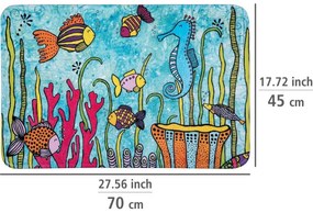Covoraș de baie Wenko Rollin'Art Ocean Life, 45 x 70 cm