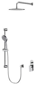 Set de duș cu baterie ascunsă Cersanit S952-011 MODUO crom lucios