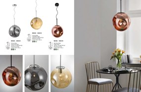 Lustra, Pendul design modern MAYAN, champagne NVL-9988104