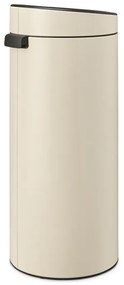 Cos de gunoi Brabantia Touch Bin New 1005544, 30 L, Golire silentioasa si lina, Bej
