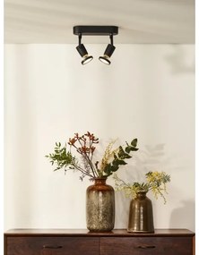 Lucide 11903/10/30 - Lampa spot LED JASTER-LED 2xGU10/5W/230V neagra