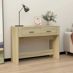 vidaXL Măsuță consolă, stejar sonoma, 100x39x75 cm, lemn prelucrat