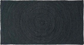 vidaXL Covoare de zonă Dreptunghiular Gri închis 100 x 200 cm Iută