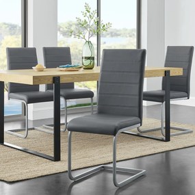 Jusky Set 2 scaune consola Vegas - gri
