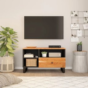 Comoda TV, 80x33x46 cm, lemn masiv de acacia  lemn compozit