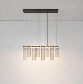 Lustra cu 8 pendule LED BRIELLE