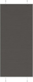 vidaXL Jaluzea plisată negru 85x200 cm Lățime țesătură 84,4cm poliester