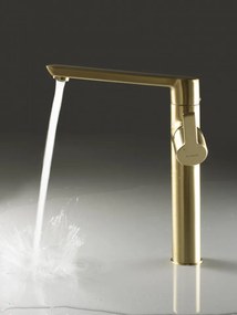 ARNIKA Baterie Lavoar Înalta - Eleganță în Auriu Periat - BQA_R20K