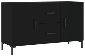 828173 vidaXL Servantă, negru, 100x36x60 cm, lemn compozit