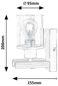 Aplică NIYLAH 1xE27/25W/230V Rabalux 71080