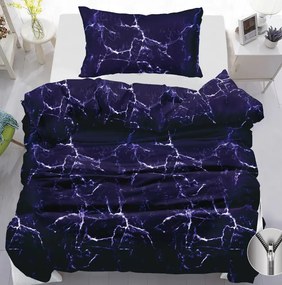 Lenjerie de pat din bumbac TEMPESTA violet Dimensiune lenjerie de pat: 70 x 90 cm | 140 x 200 cm
