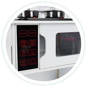 Bucătărie pentru copii din lemn cu lumini și sunete