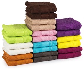 Prosop Bamboo 4Home galben, 50 x 100 cm, 2 buc