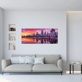 Tablou - Buddha la apus (120x50 cm)