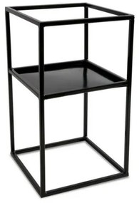 Suport pentru flori 40x24 cm, negru