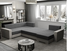 Colțar în formă de U Glide 3 (Gri + Negru) (S). 1057115