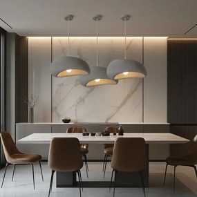 BRILAGI - Lustră suspendată pe cablu WABI SABI 1xE27/60W/230V Ø 40 cm gri
