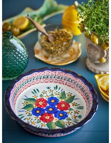 Farfurie pentru servire din gresie ø 26,5 cm Florist – Bloomingville