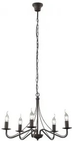 Lustra clasica 5 becuri E14 Country R1198-24 Trio