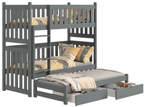 Pat supraetajat extensibil Swen PPV 023 - grafit, 90x200
