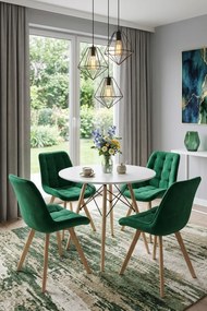 Scaun de masa SORIA VELVET, verde