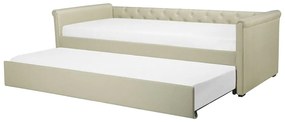 Pat extensibil 80 cm LISABON (cu somieră) (bej). 1022719