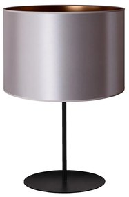 Lampă de masă Duolla CANNES 1xE14/15W/230V d. 20 cm argintiu/cupru/negru