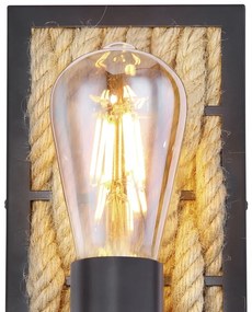 Aplica de perete stil rustic natural HALIA