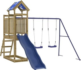 vidaXL Set de joacă pentru exterior, lemn de pin impregnat
