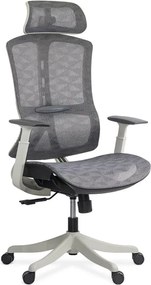 Scaun de birou ergonomic cu tetiera reglabila SYYT 9511 gri