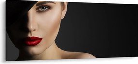 Tablou - Portretul femeii cu pălărie (120x50 cm)