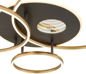 Globo 48466-54 - Plafonieră LED dimabilă INVERTINA 54W/230V 90x70 cm+telecomandă