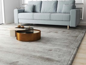 Canapea extensibilă dumonde cu ladă de depozitare si sezut confortabil din spuma high-density, Kronos Zoom Gri 210x100 cm