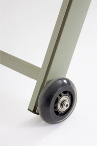 Șezlong de grădină taupe din metal Taylor – Bizzotto