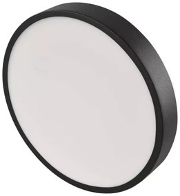 Plafonieră LED/28,5W/230V 3000/3500/4000K d. 30 cm negru