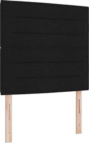 vidaXL Tăblie cap Negru 80 cm țesătură