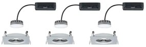 SET 3x corp de iluminat dimabil încastrat Paulmann 93895 LED/6W IP44 NOVA 230V