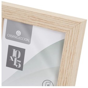 Ramă foto în culoare naturală cu picior de susținere, de agățat 12,5x17,5 cm Sencillo – Casa Selección