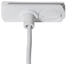 Pendantă modernă albă pentru sistem de șine monofazat - Iconic Frini