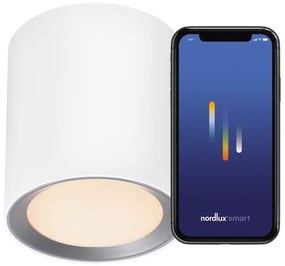 Spot LED dimabil pentru baie Nordlux LANDON SMART LED/8W/230V IP44 alb