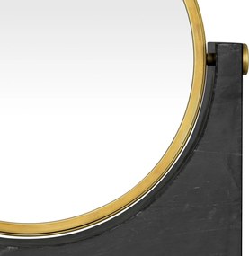 Oglinda de masa LUX marmura negra Vivaldi