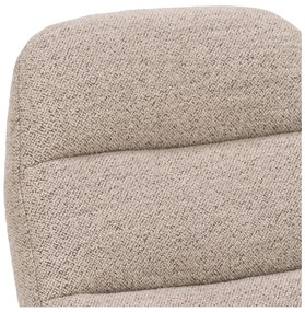 Șezlong bej cu tapițerie din țesătură bouclé Chaplin – Actona